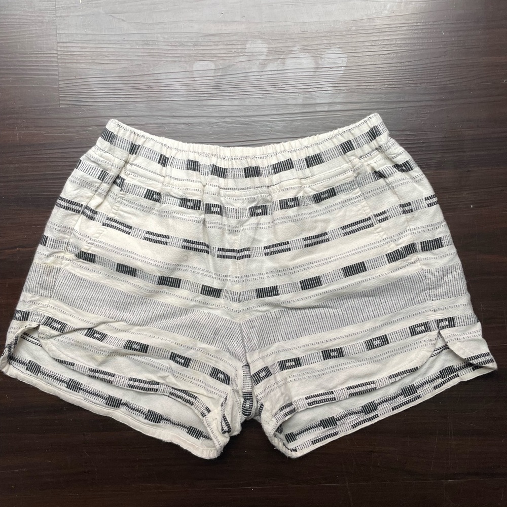 Madewell cotton blend  elastic waist shorts